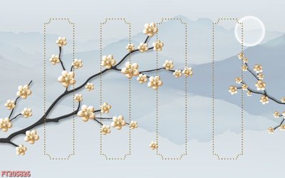 File in ấn chuyên nghiệp File in tranh tường 3D FT205826 (file gốc)