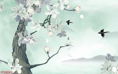 File in lụa File in tranh tường 3D FT205842 (tân cổ điển) File in tranh tường 3D FT205842