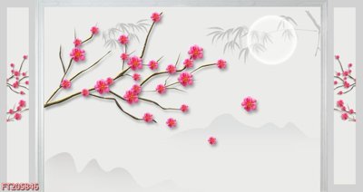 File gốc File in tranh tường 3D FT205846 (thiết kế) độc quyền