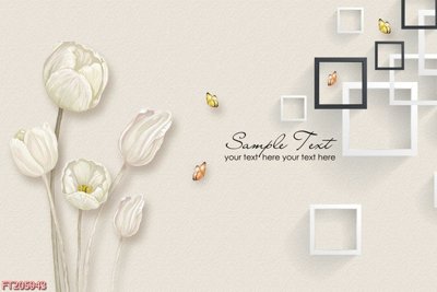 File tranh in tráng gương File in tranh tường 3D FT205943 (siêu nét)