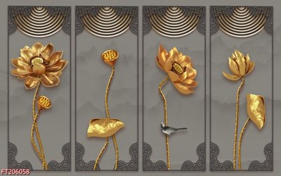 File gốc File in tranh tường 3D FT206058 (in mica) làm quà tặng