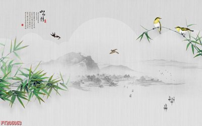 File gốc File in tranh tường 3D FT206063 (in ấn) không giới hạn