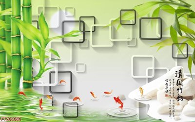 Download file tranh File in tranh tường 3D FT206080 (file gốc PSD)