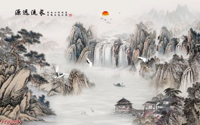 Tải xuống file tranh gốc File in tranh tường 3D FT206085 (PSD/TIFF)