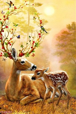 File ảnh File in tranh tường 3D FT206207 (gốc) in decal dán tường