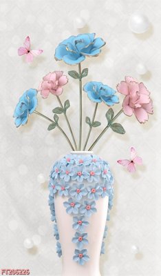 Tải file tranh gốc File in tranh tường 3D FT206226 chất lượng cao