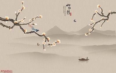 File in ấn File in tranh tường 3D FT206311 (bản gốc) chất lượng cao