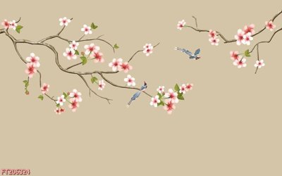 File in mica File in tranh tường 3D FT206324 (bản gốc) sắc sảo