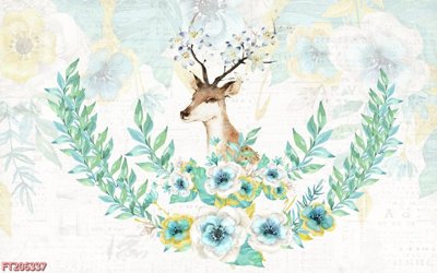 Download file File in tranh tường 3D FT206337 (chuẩn in) File in tranh tường 3D FT206337