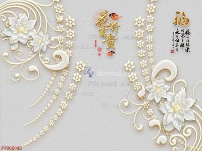 Download file File in tranh tường 3D FT206445 (gốc) in mica cao cấp