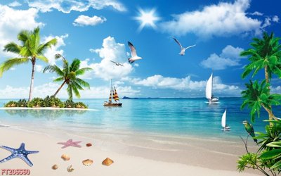 Chi tiết file tranh tráng gương File in tranh tường 3D FT206560 (ảnh gốc)