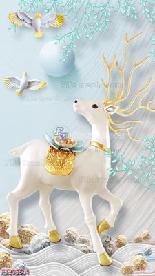 Ảnh gốc File in tranh tường 3D FT206644 (nét căng) in mica