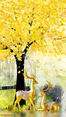 Download file ảnh gốc File in tranh tường 3D FT206645 để in ấn