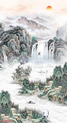 File gốc File in tranh tường 3D FT206658 (in lụa) cao cấp