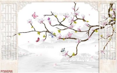 File in lụa File in tranh tường 3D FT206706 (phong cảnh) File in tranh tường 3D FT206706