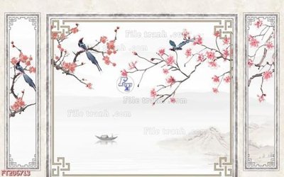 File tranh File in tranh tường 3D FT206713 (gốc) chủ đề thành phố