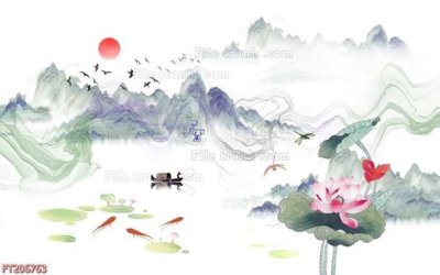 Ảnh gốc File in tranh tường 3D FT206763 (độ nét cao) in tráng gương