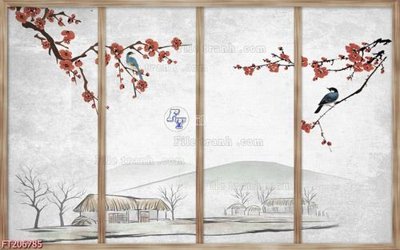 Tải file PSD File in tranh tường 3D FT206785 (nguyên layer) để in