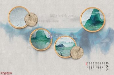 File gốc File in tranh tường 3D FT206797 (cho in 3D) độc đáo