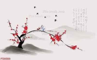 File tranh ảnh gốc File in tranh tường 3D FT206800 dùng cho in khổ lớn