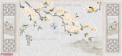 File gốc File in tranh tường 3D FT206824 (in lụa) tranh thuận buồm