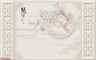 File in mica File in tranh tường 3D FT206835 (bản gốc) sắc sảo