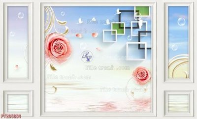 File gốc File in tranh tường 3D FT206854 (in mica) làm bảng hiệu