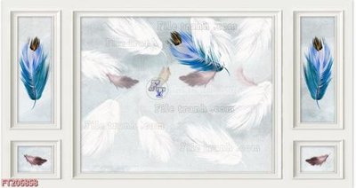 File gốc File in tranh tường 3D FT206858 (in ấn) không giới hạn