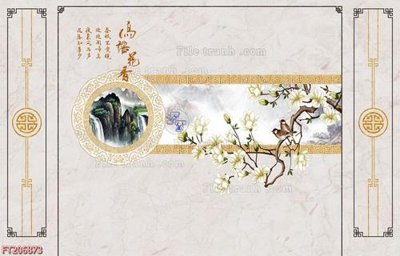 File tranh File in tranh tường 3D FT206873 (ảnh gốc) cho in ấn kỹ thuật số