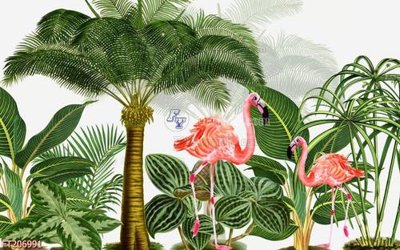 File tranh in trần File in tranh tường 3D FT206991 (ảnh gốc siêu nét)