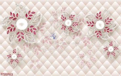 File gốc File in tranh tường 3D FT207012 (in lụa) họa tiết 3D