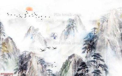 Tải file File in tranh tường 3D FT207075 (gốc) làm file in ấn