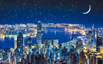 File tranh File in tranh tường 3D FT207090 (bản gốc) in lụa dán tường