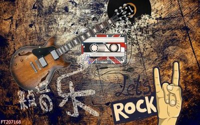 File tranh File in tranh tường 3D FT207168 (bản gốc) treo quán cafe