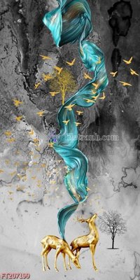 File in ấn cao cấp File in tranh tường 3D FT207199 (file gốc)