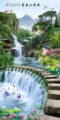 File gốc File in tranh tường 3D FT207206 (ảnh rõ nét) để in