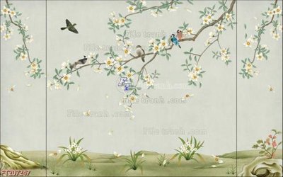 Download file gốc File in tranh tường 3D FT207247 (in lụa) cao cấp