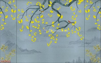 Hình ảnh gốc File in tranh tường 3D FT207251 (để in khổ lớn)