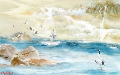 Download file gốc File in tranh tường 3D FT207276 (in lụa) cao cấp