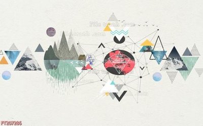 File gốc File in tranh tường 3D FT207286 (chuẩn màu) cho in offset