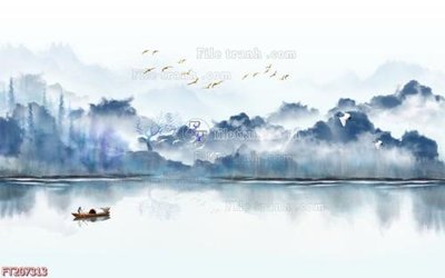 File ảnh File in tranh tường 3D FT207313 (gốc) cho trang trí nhà hàng