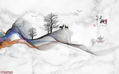 File tranh gốc File in tranh tường 3D FT207326 (bản quyền) Filetranh.com