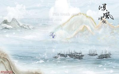 File gốc File in tranh tường 3D FT207378 (in lụa) trang trí tường