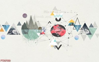 File in ấn cao cấp File in tranh tường 3D FT207389 (file gốc)