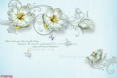 File gốc File in tranh tường 3D FT207426 (in mica) trang trí