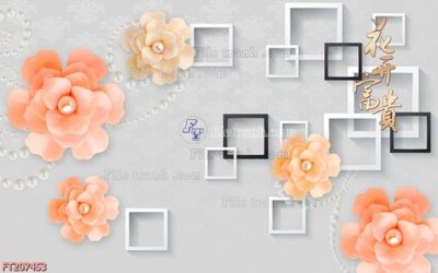 File in mica File in tranh tường 3D FT207453 (bản gốc) siêu trong