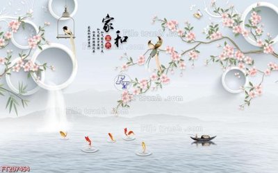 File gốc File in tranh tường 3D FT207454 (ảnh chi tiết) để in lụa