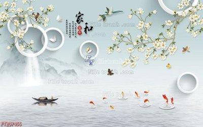 File gốc File in tranh tường 3D FT207455 (in ấn) không giới hạn