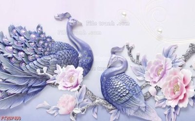 File ảnh File in tranh tường 3D FT207490 (gốc) in decal dán tường