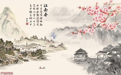 File tranh File in tranh tường 3D FT207539 (bản gốc) treo tường